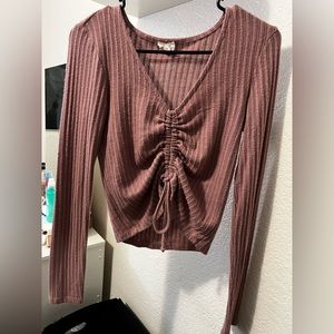pink long sleeve